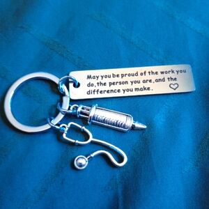 Doctor nurse appreciated keychain